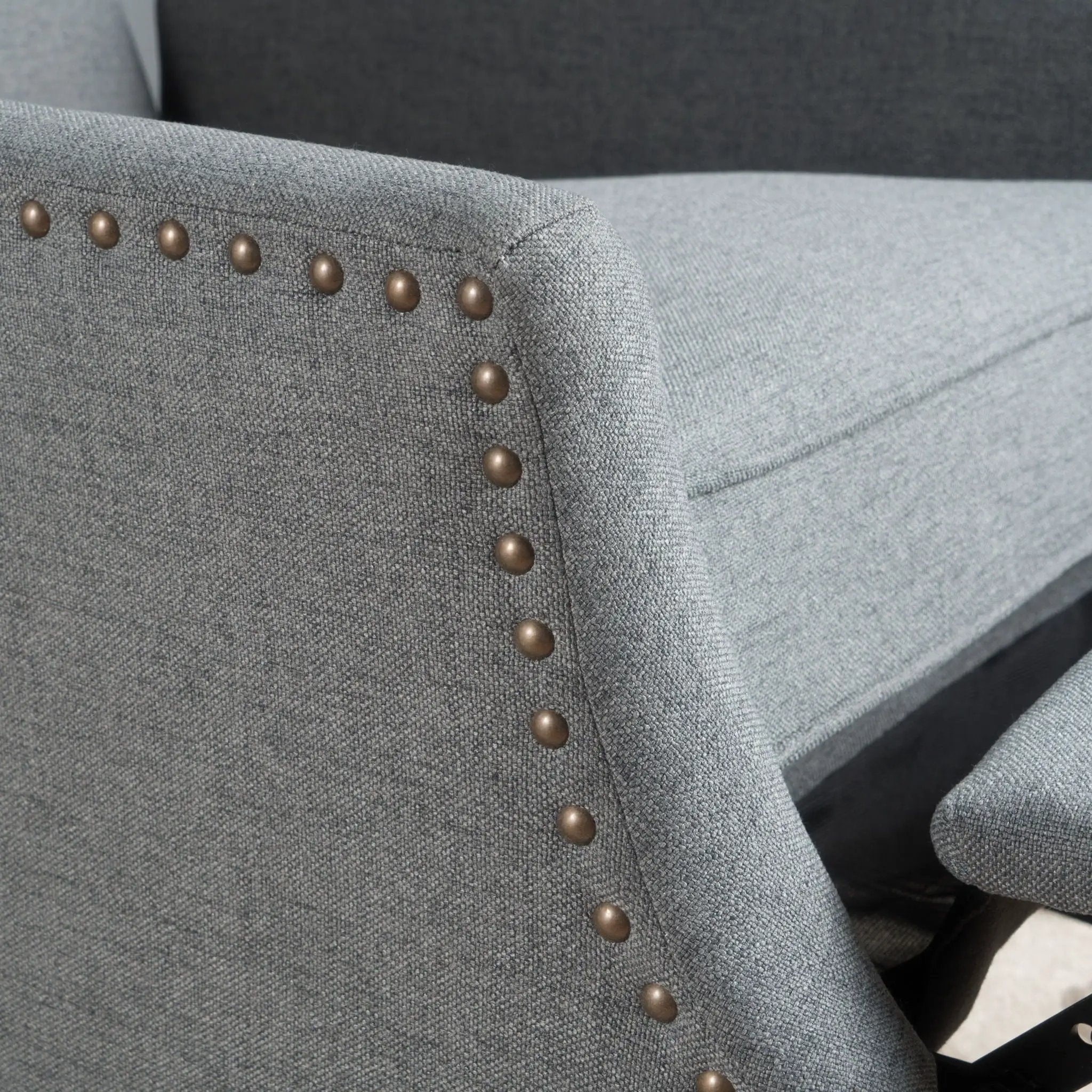 Westeros Wing Back Fabric Upholstered Recliner by Unique Piece Furniture