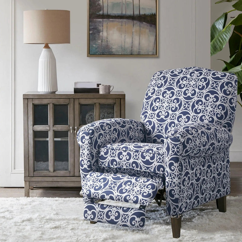 Kirby Transitional Push Back Recliner Chair by HouseOfZazla