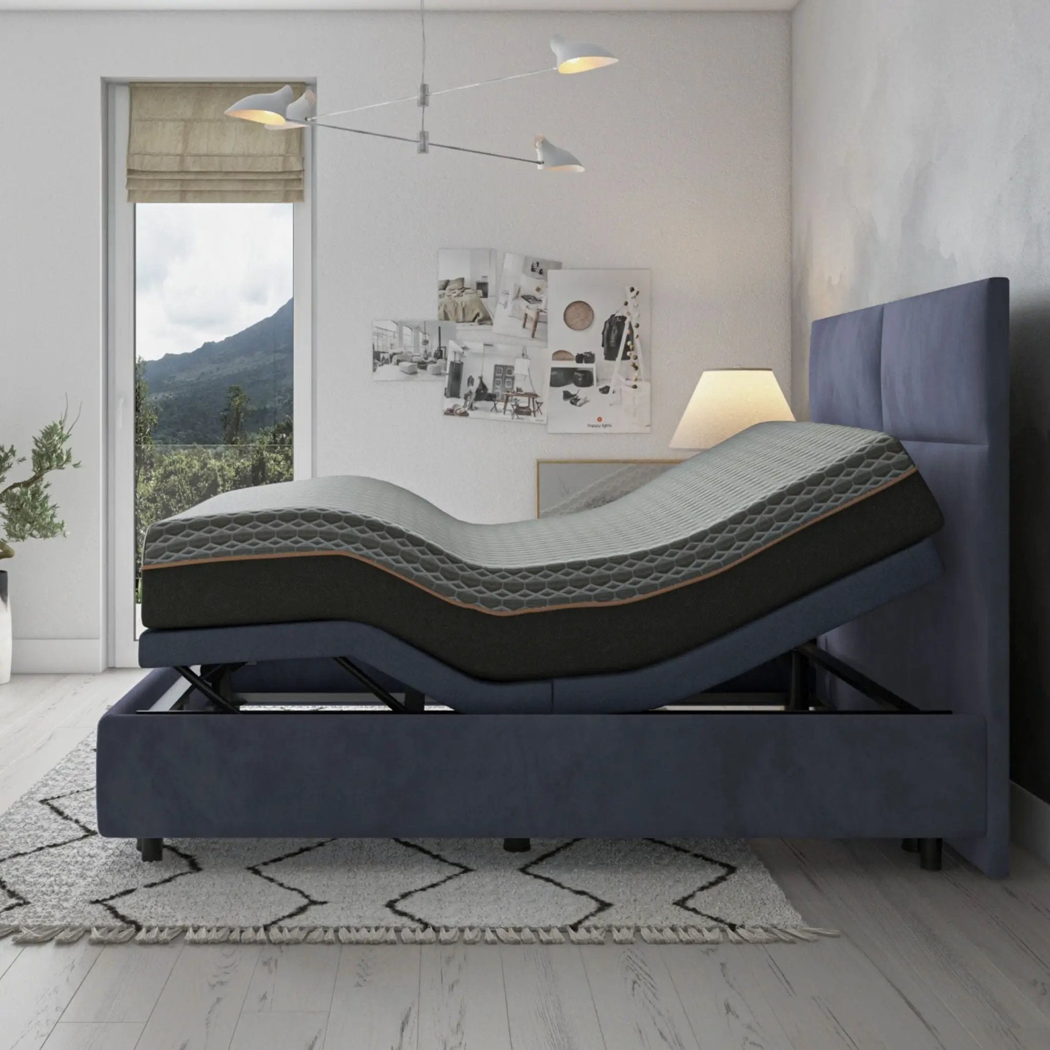 Copper Lux Hybrid - 14" Mattress With Copper Infused Contouring Memory Comfort Layer And Supportive Coil System by HouseOfZazla