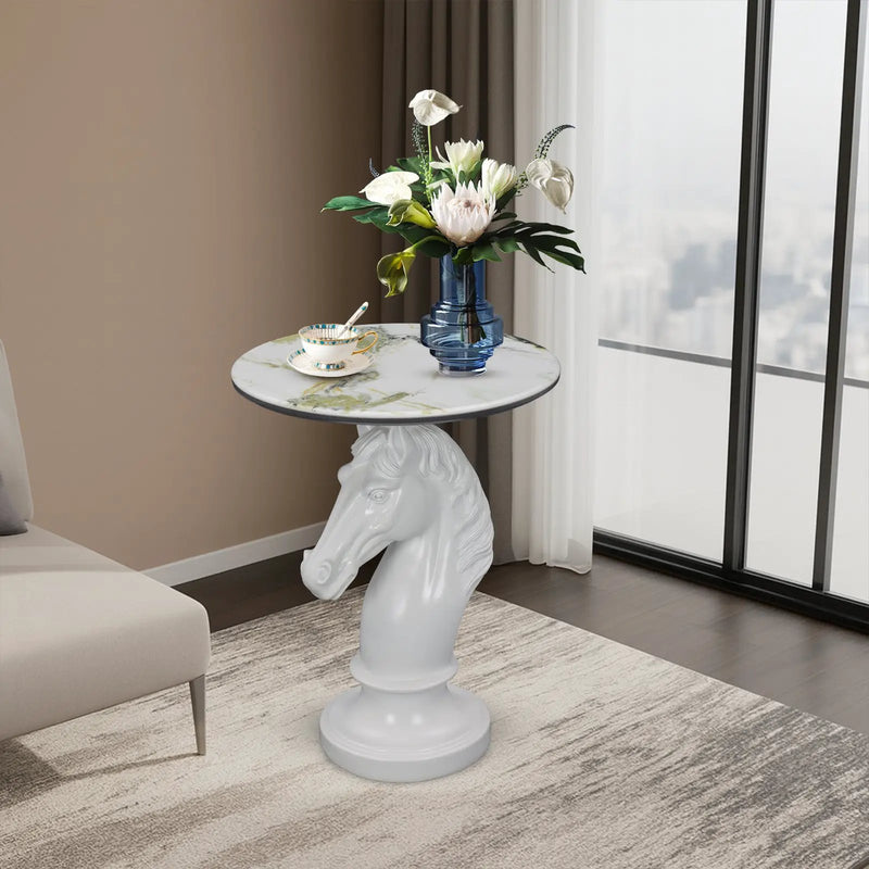 Horse Head Accent Table by HouseOfZazla
