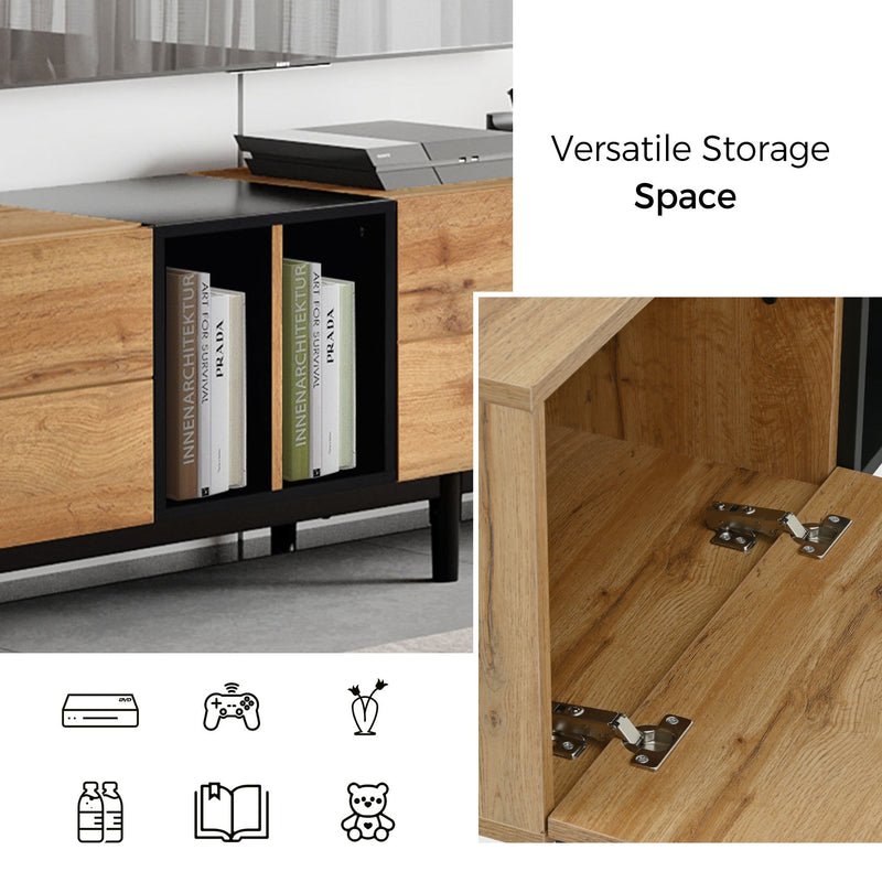 Modern Natural Wood color TV Stand by BLAKHOM