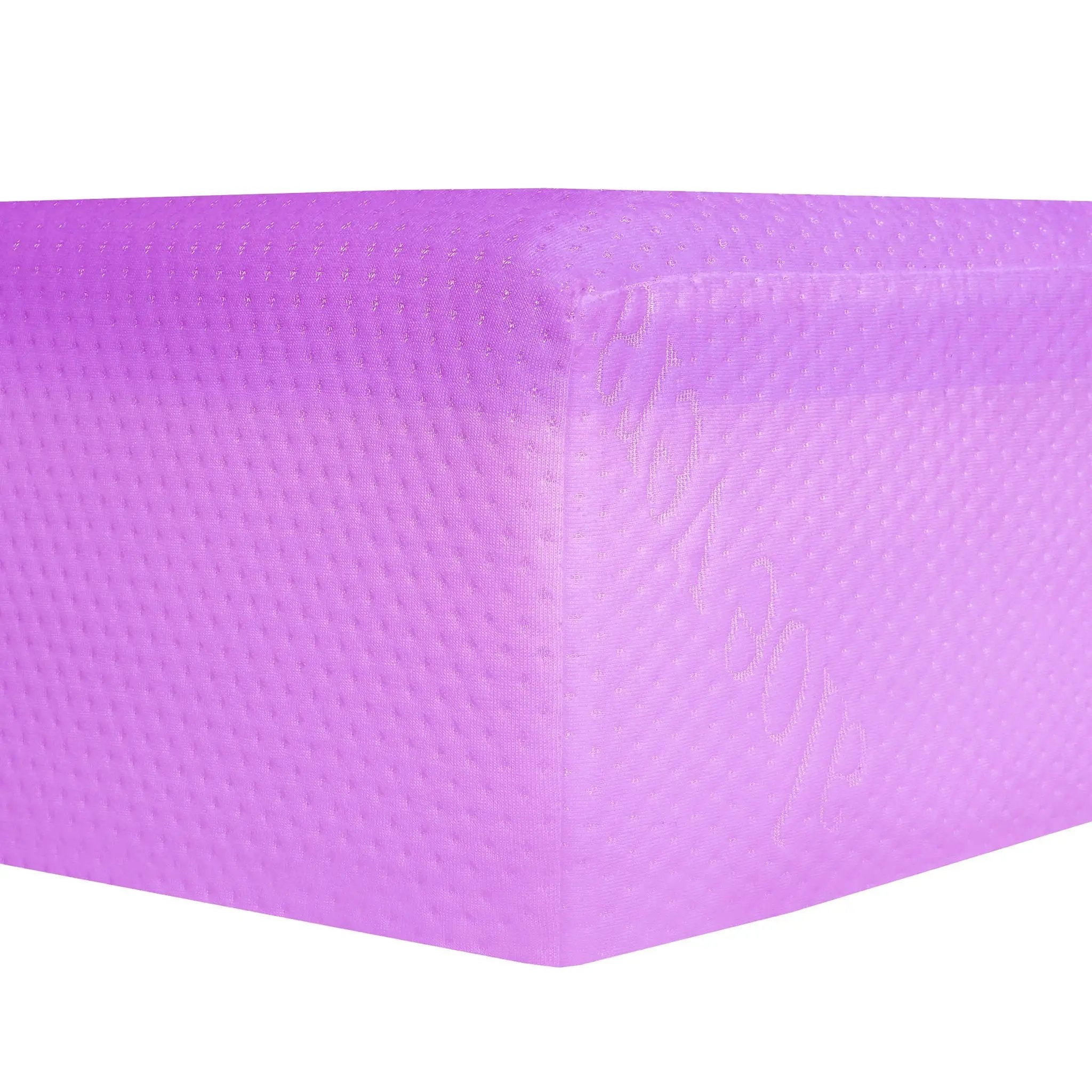 6" Gel Memory Foam Mattress In A Box With Aloe Vera Cover - Pink - Full by HouseOfZazla