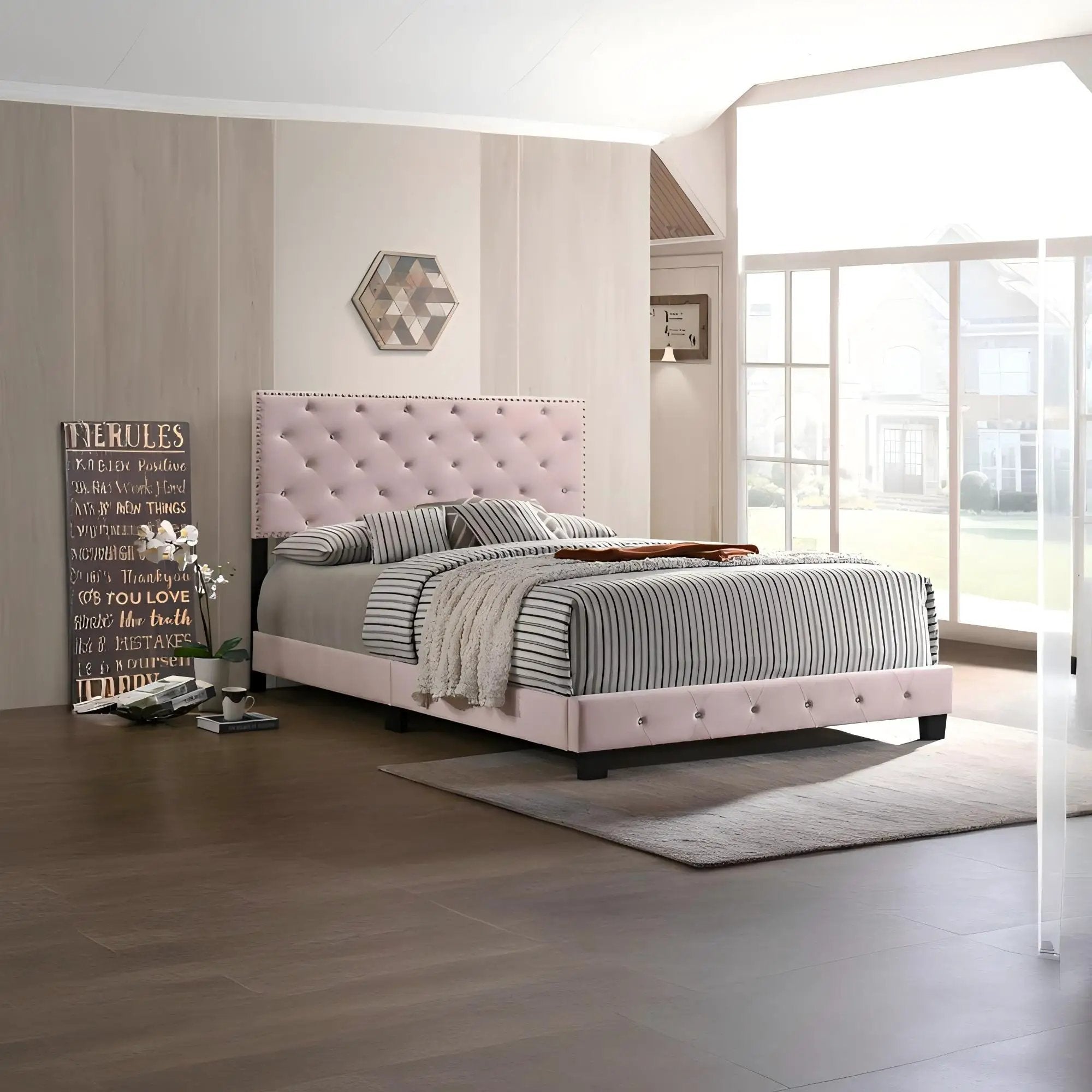 Luxurious Upholstered Bed by HouseOfZazla