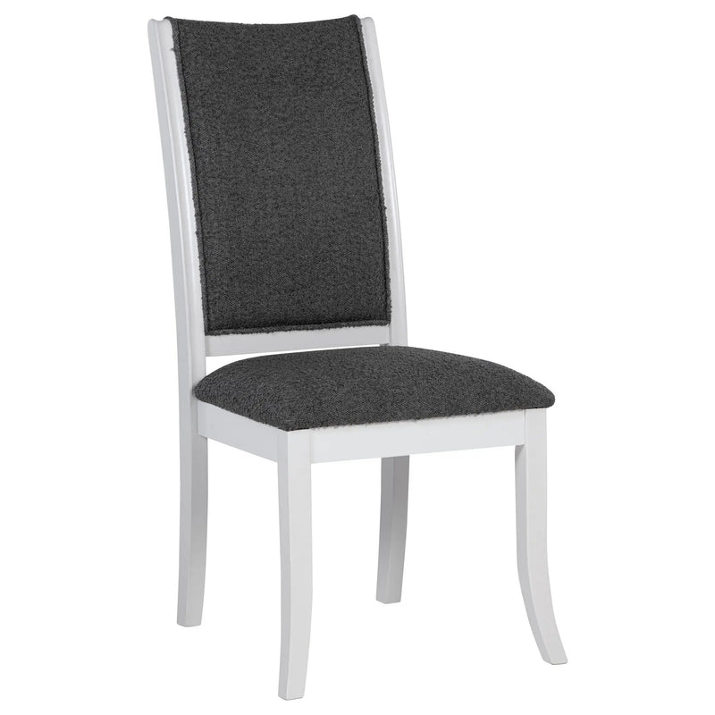 Judd 7-piece 54-inch Round Wood Dining Table Set Pearl White by Unique Piece Furniture