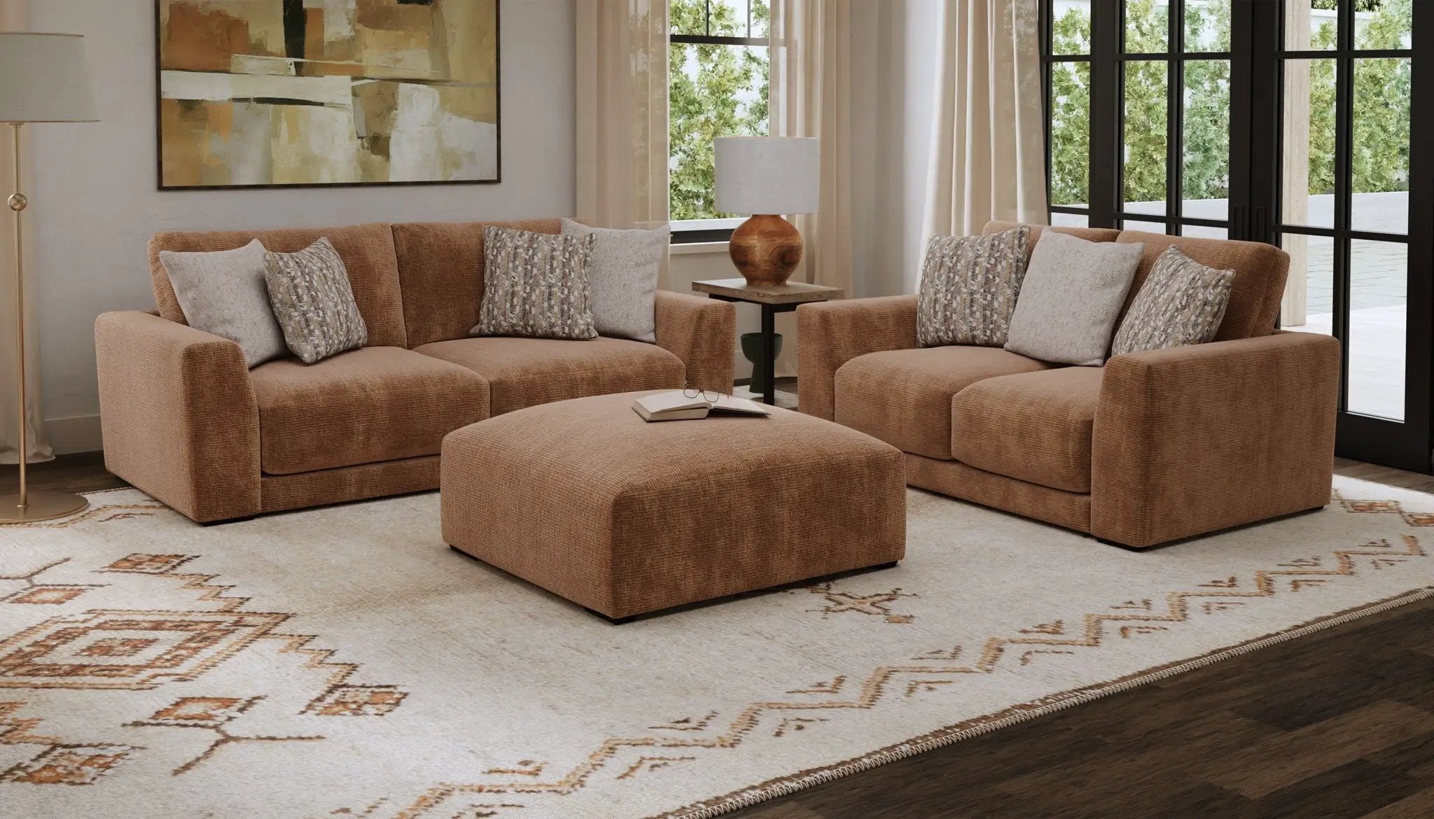 Silas - Sofa - Mocha by Unique Piece Furniture