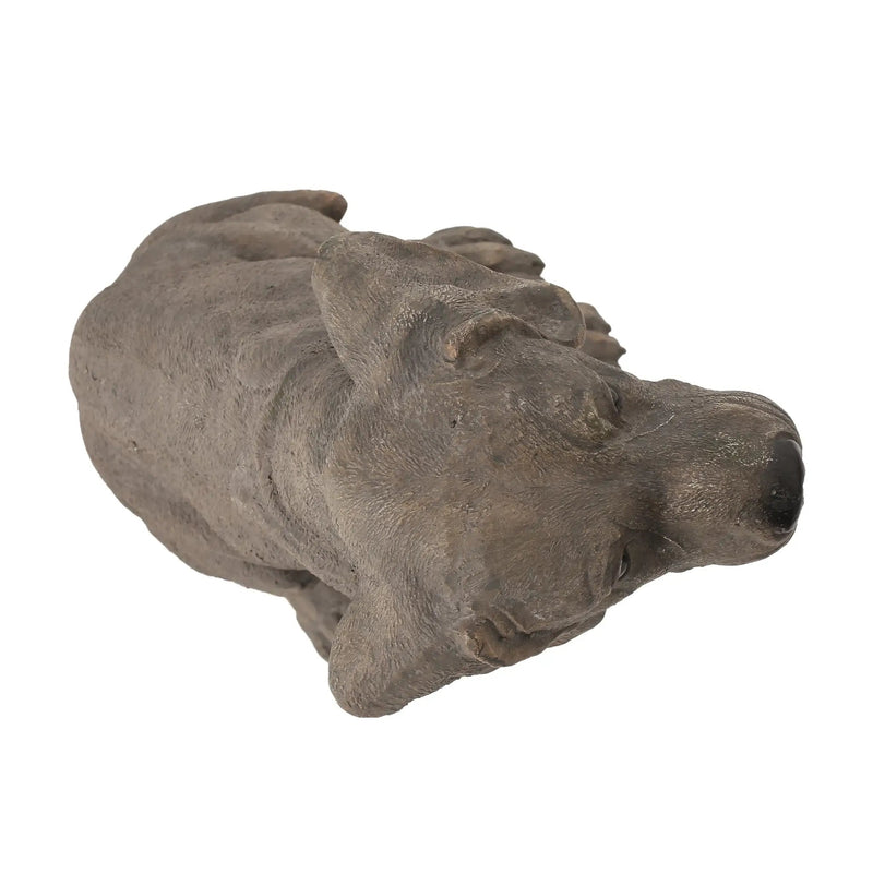 MGO Dog Decor Outdoor Dog Statue - Dark Brown by HouseOfZazla