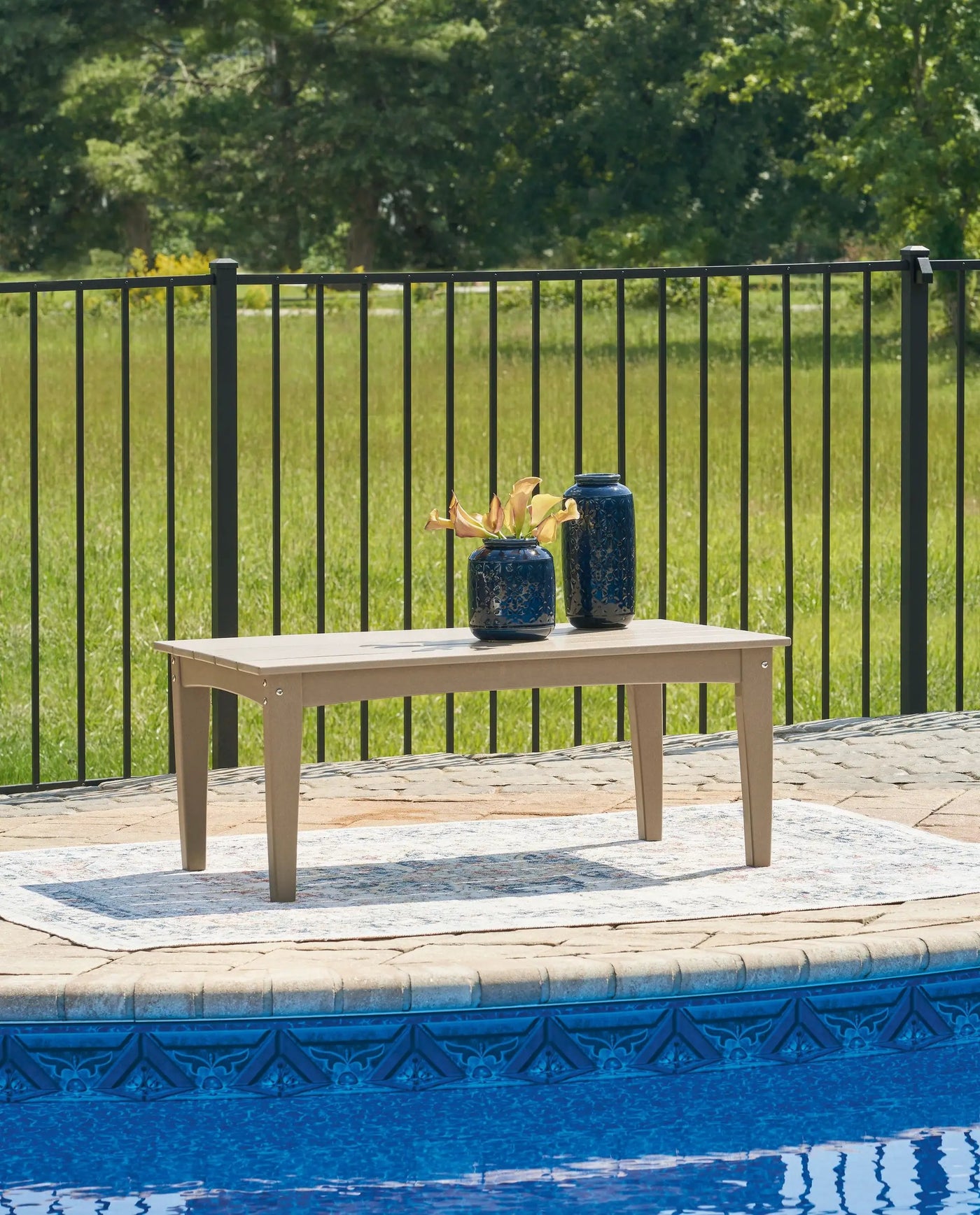 Hyland Wave - Rectangular Cocktail Table by Unique Piece Furniture