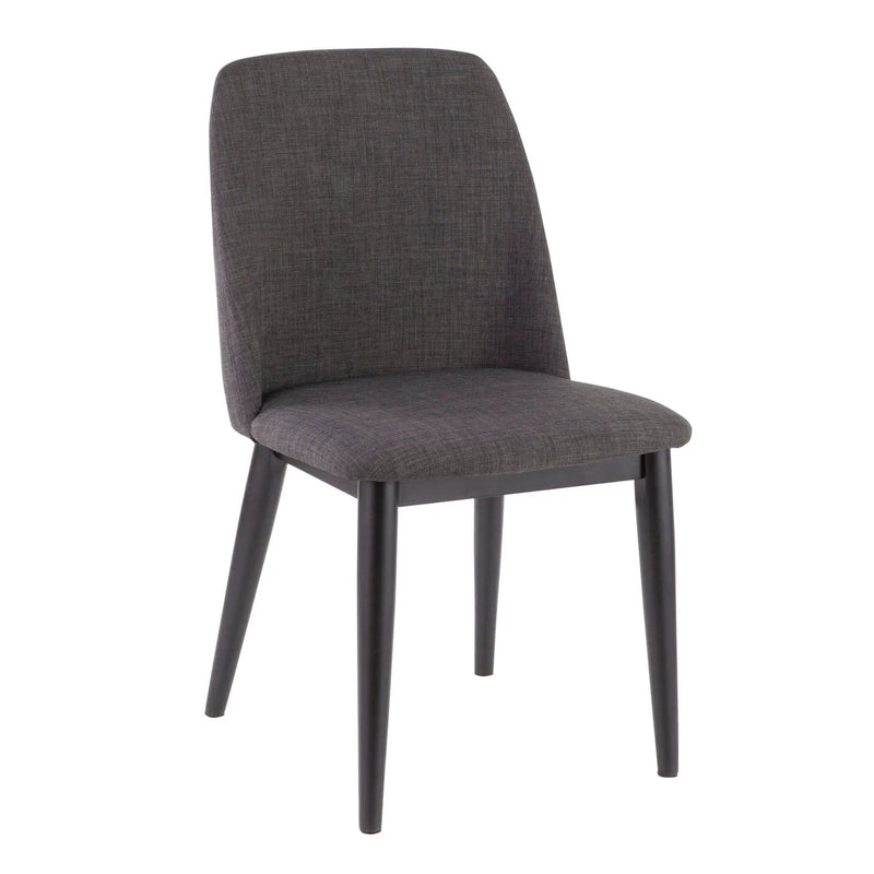 Tintori - Contemporary Dining Chair (Set of 2) - Charcoal by Unique Piece Furniture