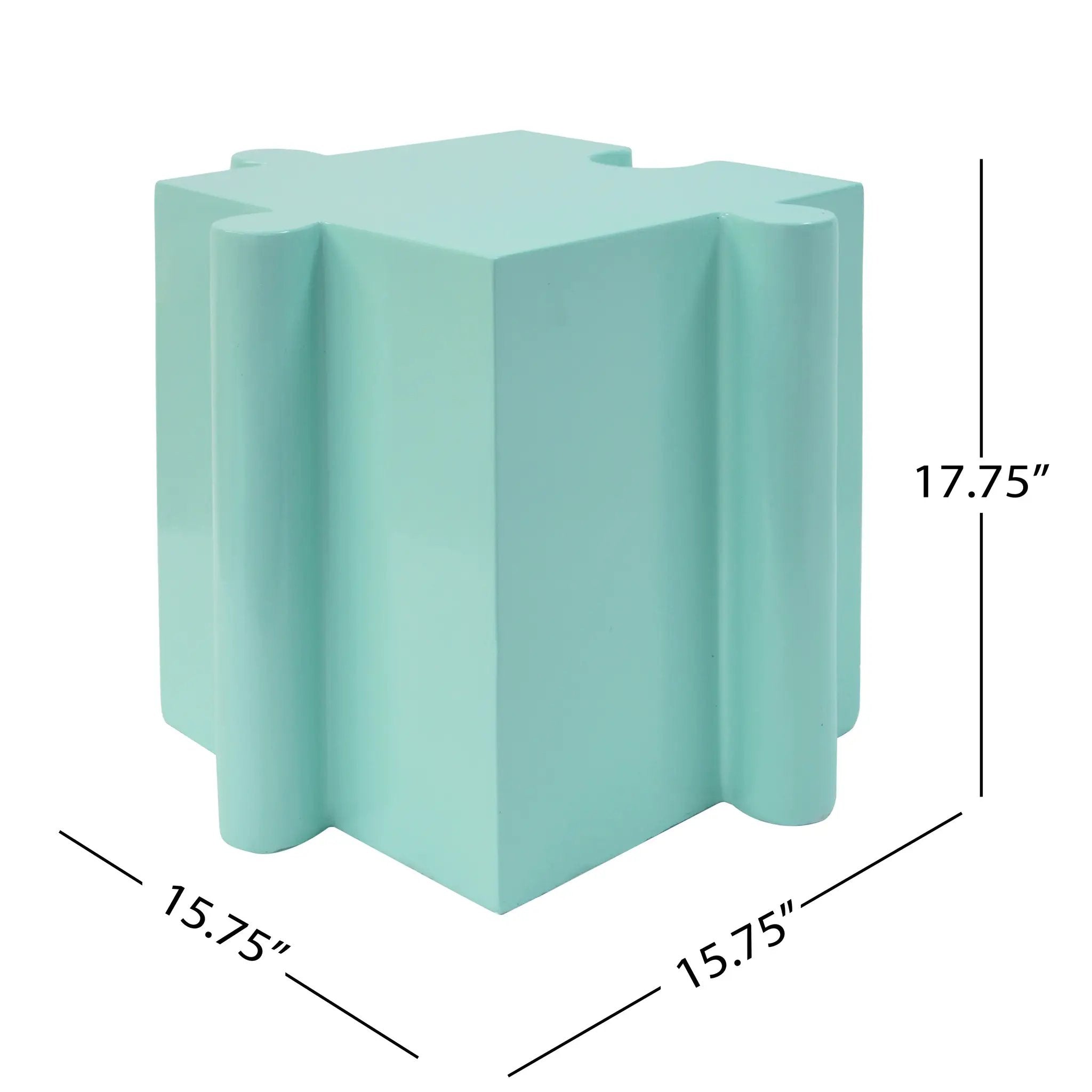 Puzzle Art Side Table by HouseOfZazla