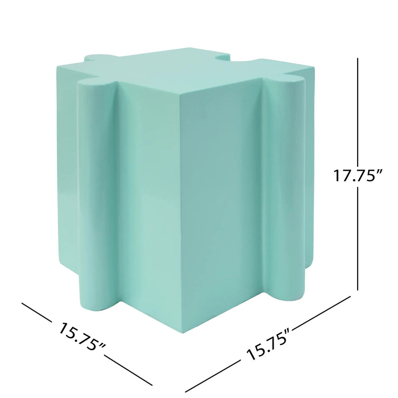 Puzzle Art Side Table by HouseOfZazla
