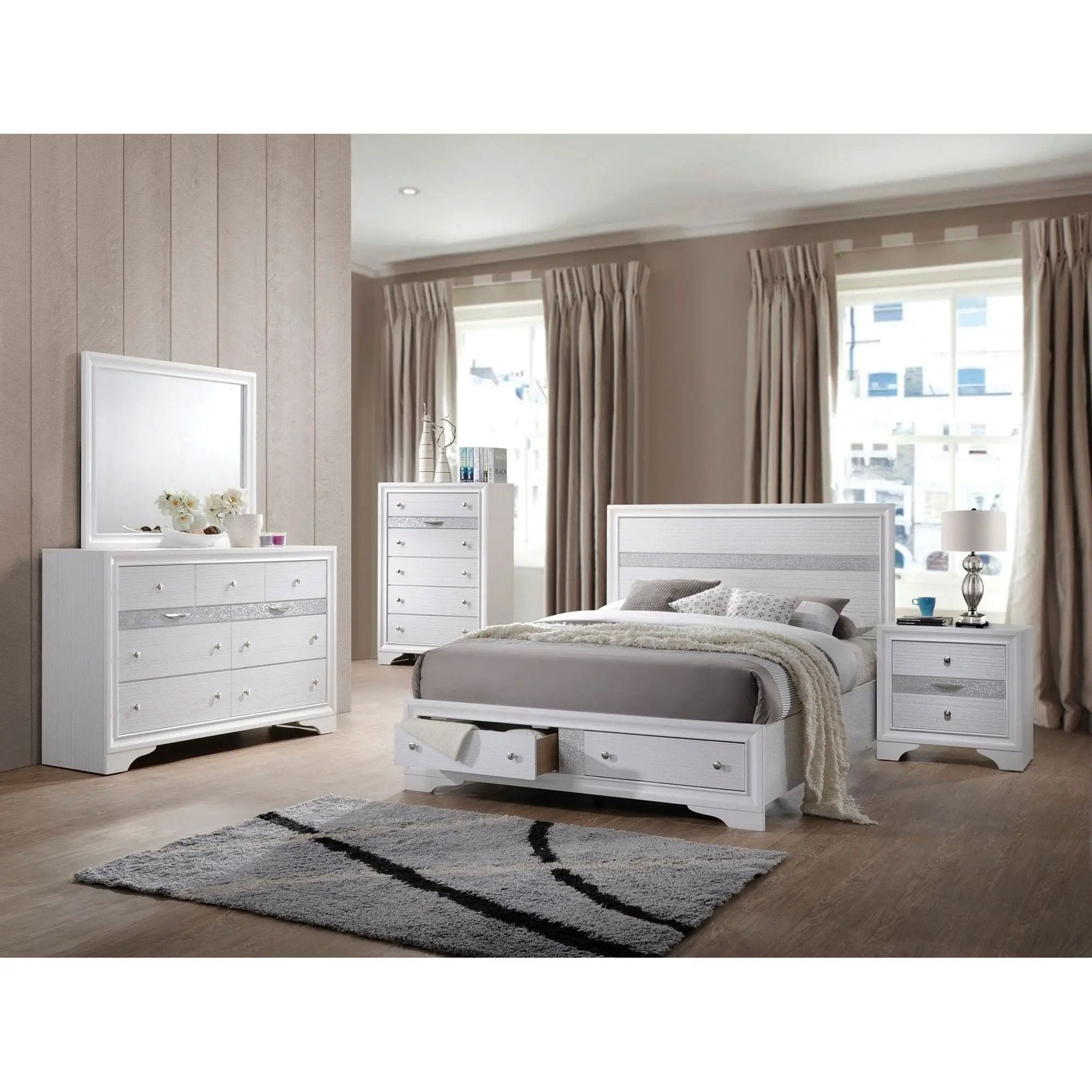 Naima - Chic Design Nightstand by Unique Piece Furniture
