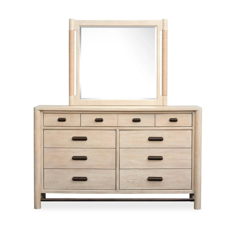 Sunset Cove - Drawer Dresser With Metal Stretchers by Unique Piece Furniture