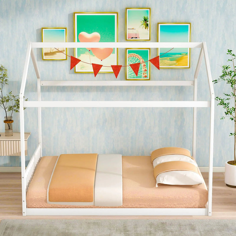 Wooden House Bed With Headboard by Unique Piece Furniture
