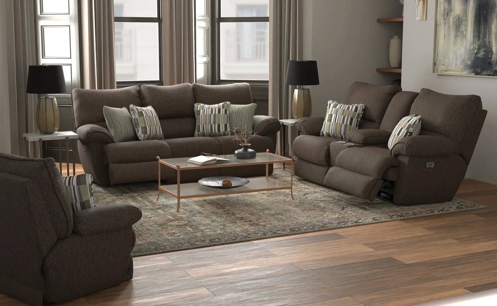 Lenny - Lay Flat Power Recliner by Unique Piece Furniture
