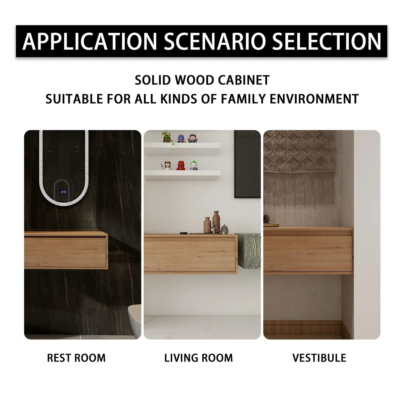 Modern Minimalist Bathroom Cabinet With Soft Close Drawers And Floating Mounting Design by Unique Piece Furniture