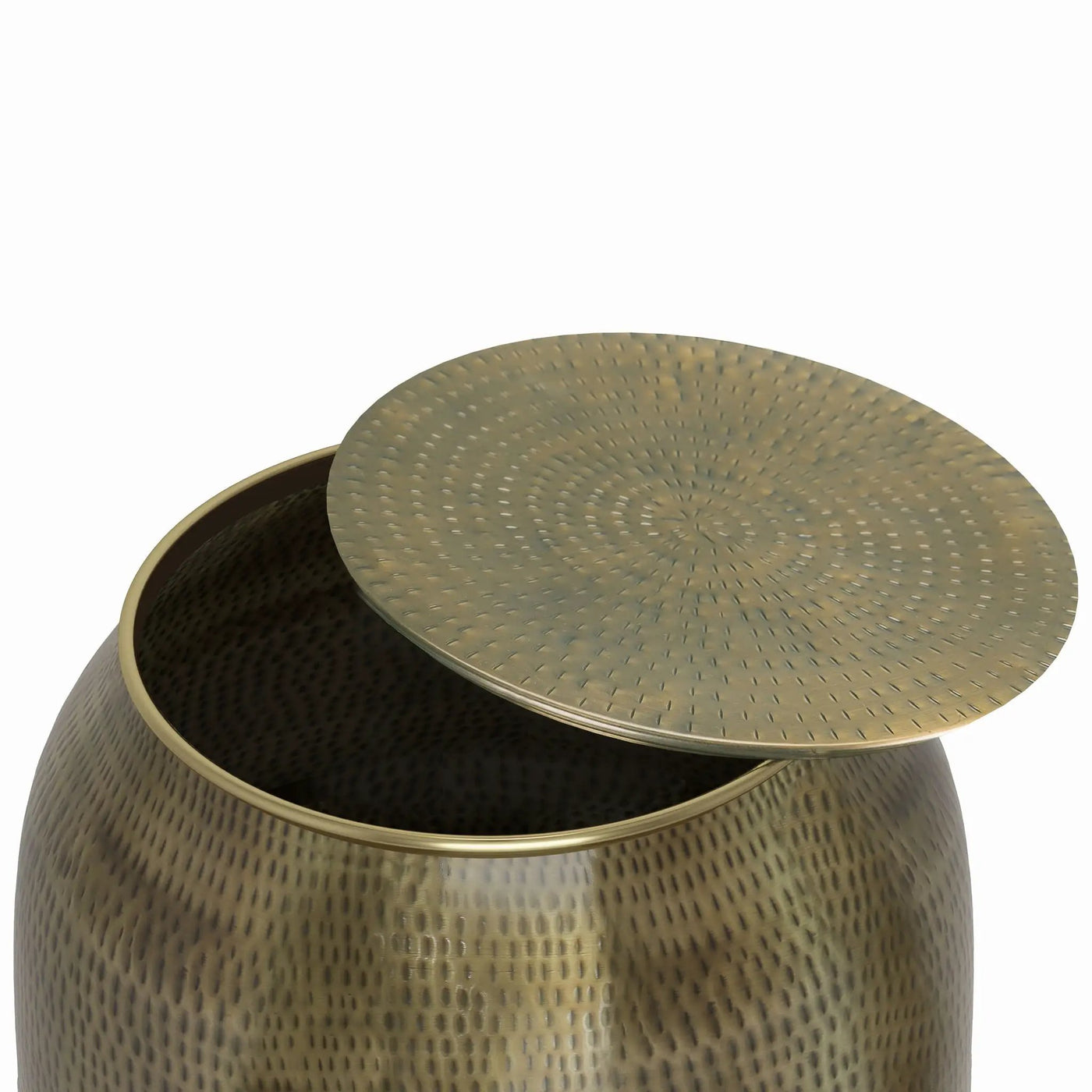 Griffen - Handcrafted Metal Storage Accent Table by Unique Piece Furniture