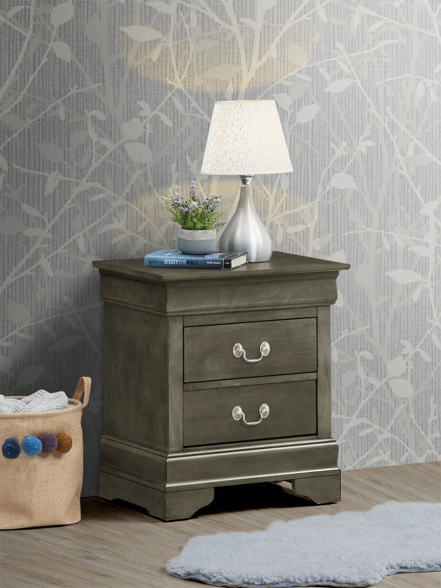Traditional Style Design Nightstand by Unique Piece Furniture