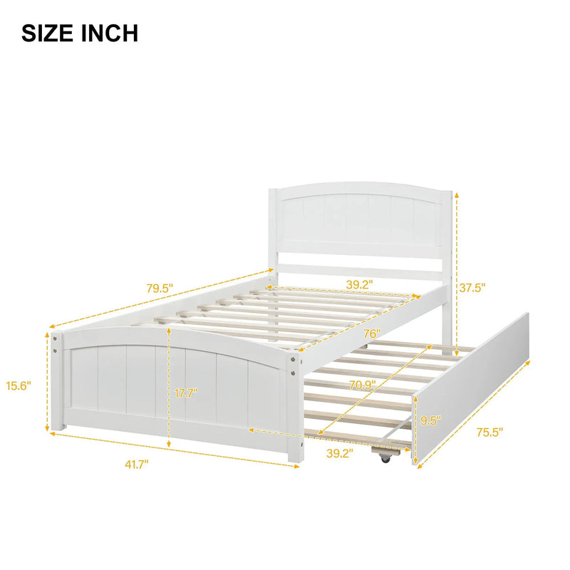 Platform Bed & Headboard, Footboard And Wood Slat Support by HouseOfZazla