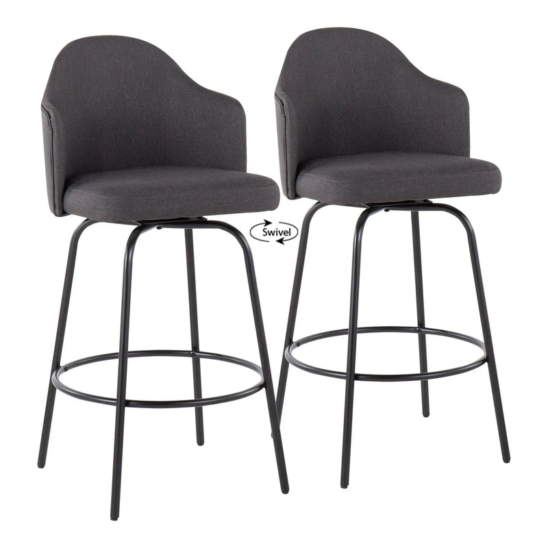Ahoy - Contemporary Fixed Height Counter Stool (Set of 2) by HouseOfZazla