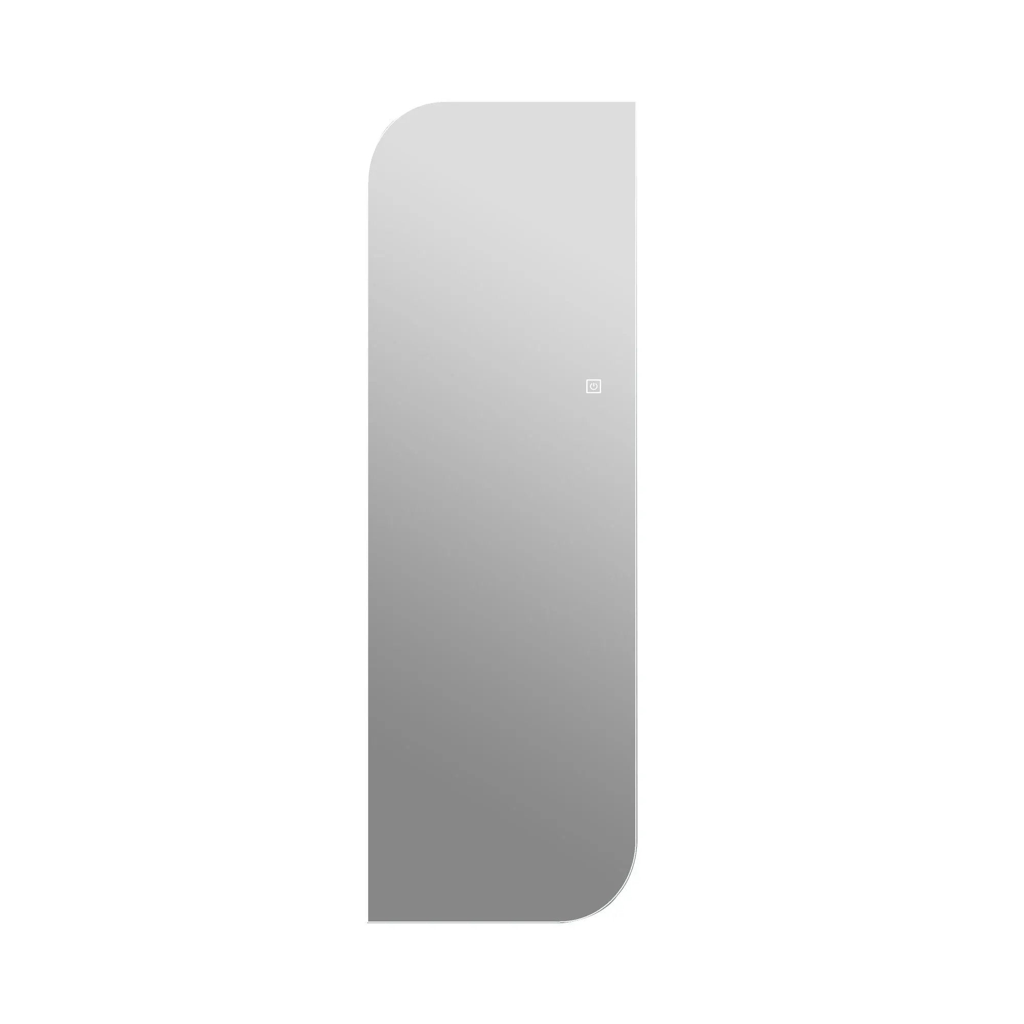 Irregular Shape LED Full Length Wall Mirror With 3 Color Dimmable Lighting - Silver by HouseOfZazla