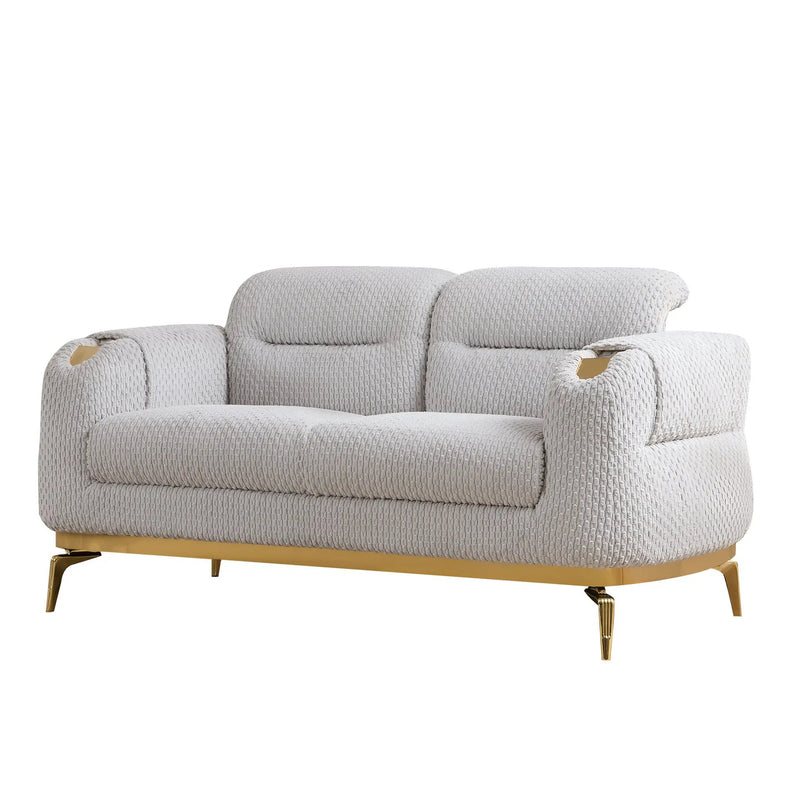 Zoe Modern Style Loveseat by HouseOfZazla