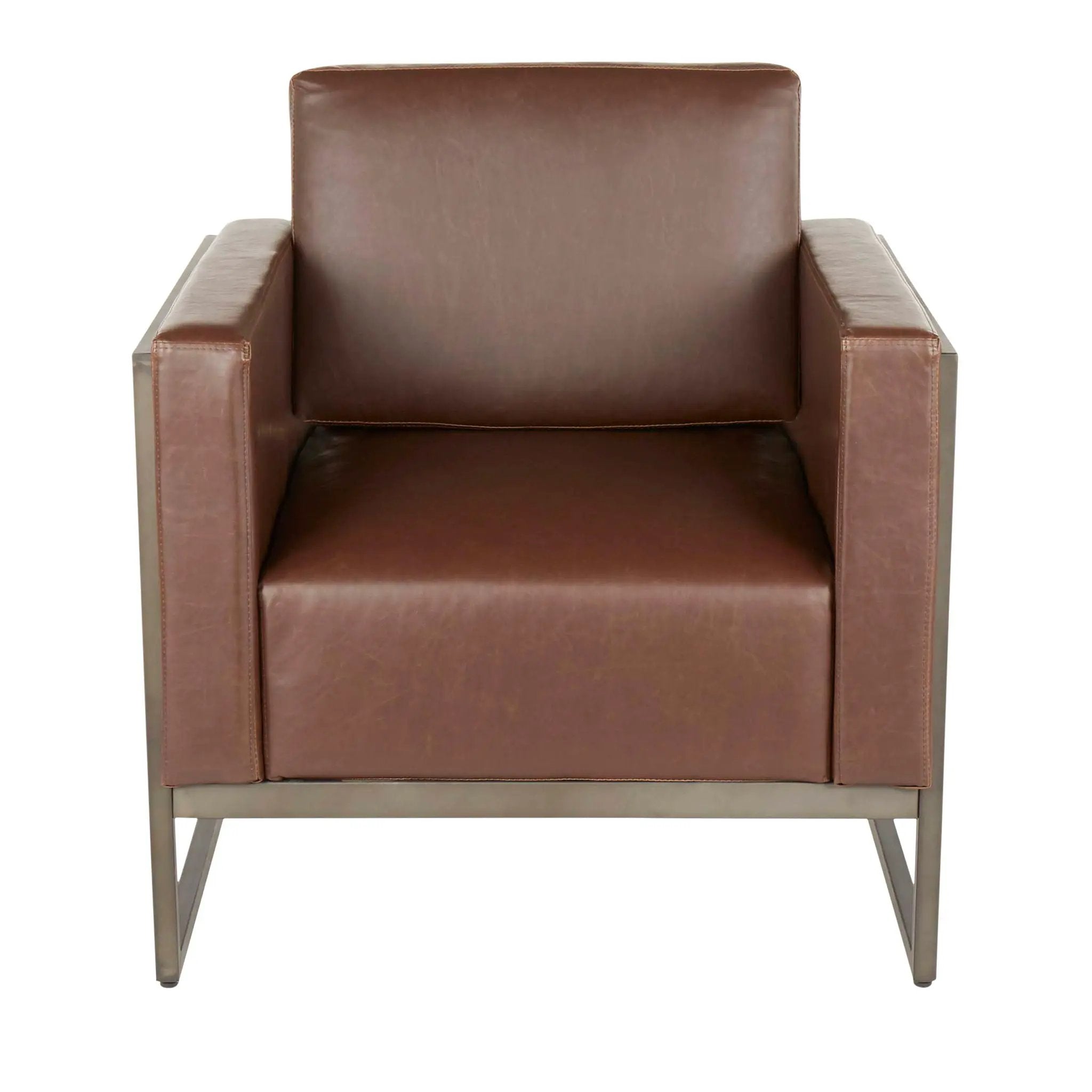 Drift - Industrial Lounge Chair - Espresso by Unique Piece Furniture
