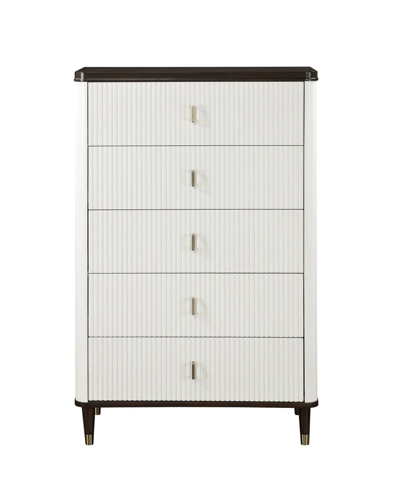 Carena - Chest - White / Walnut by Unique Piece Furniture
