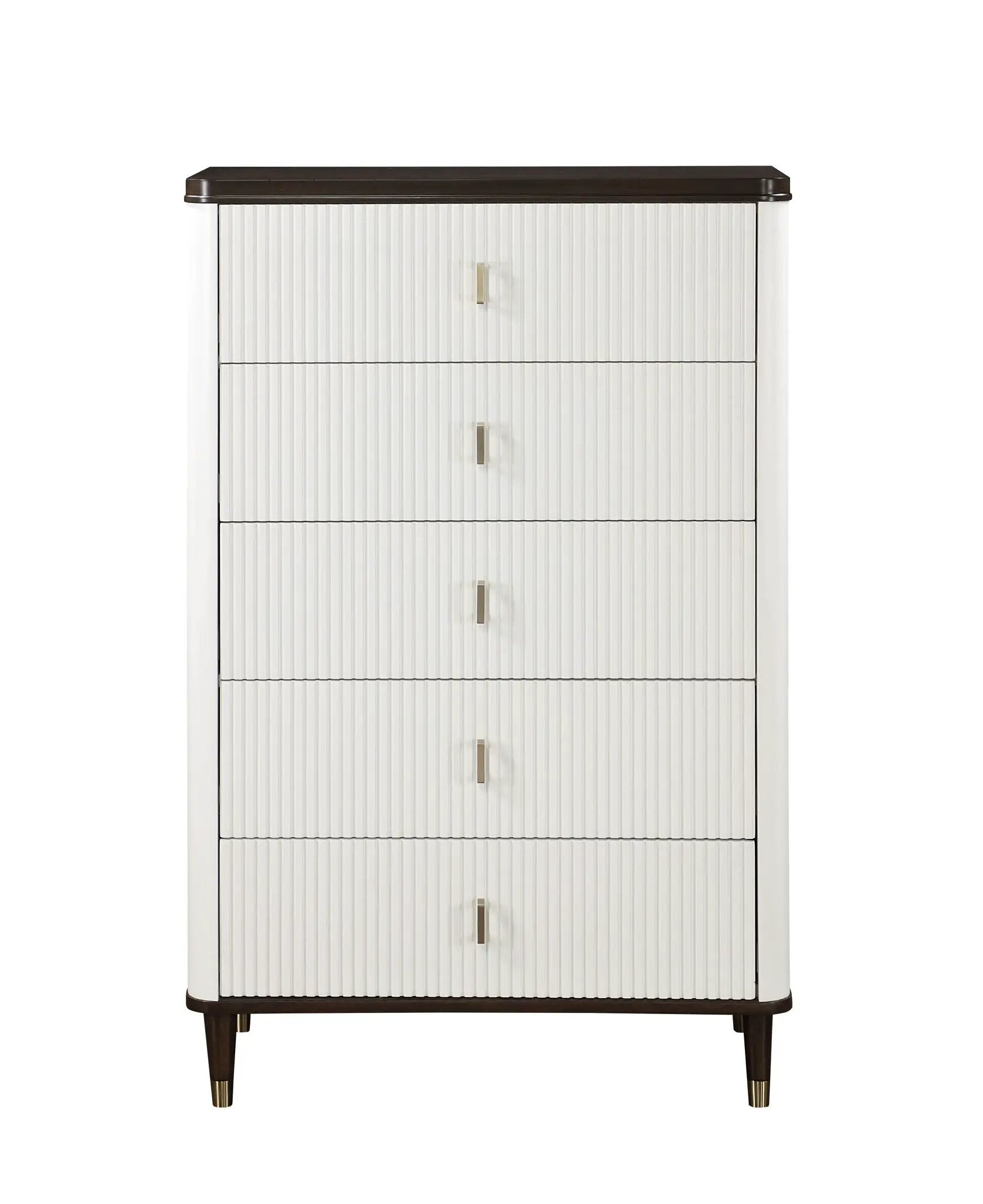 Carena Chest - White / Walnut by HouseOfZazla