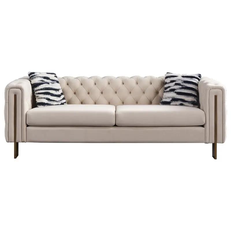 Chesterfield - Modern Tufted Living Room Sofa, 84.25''W Couch by HouseOfZazla