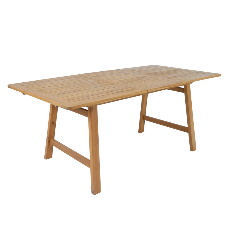 Extendable Acacia Wood Outdoor Dining Table by HouseOfZazla
