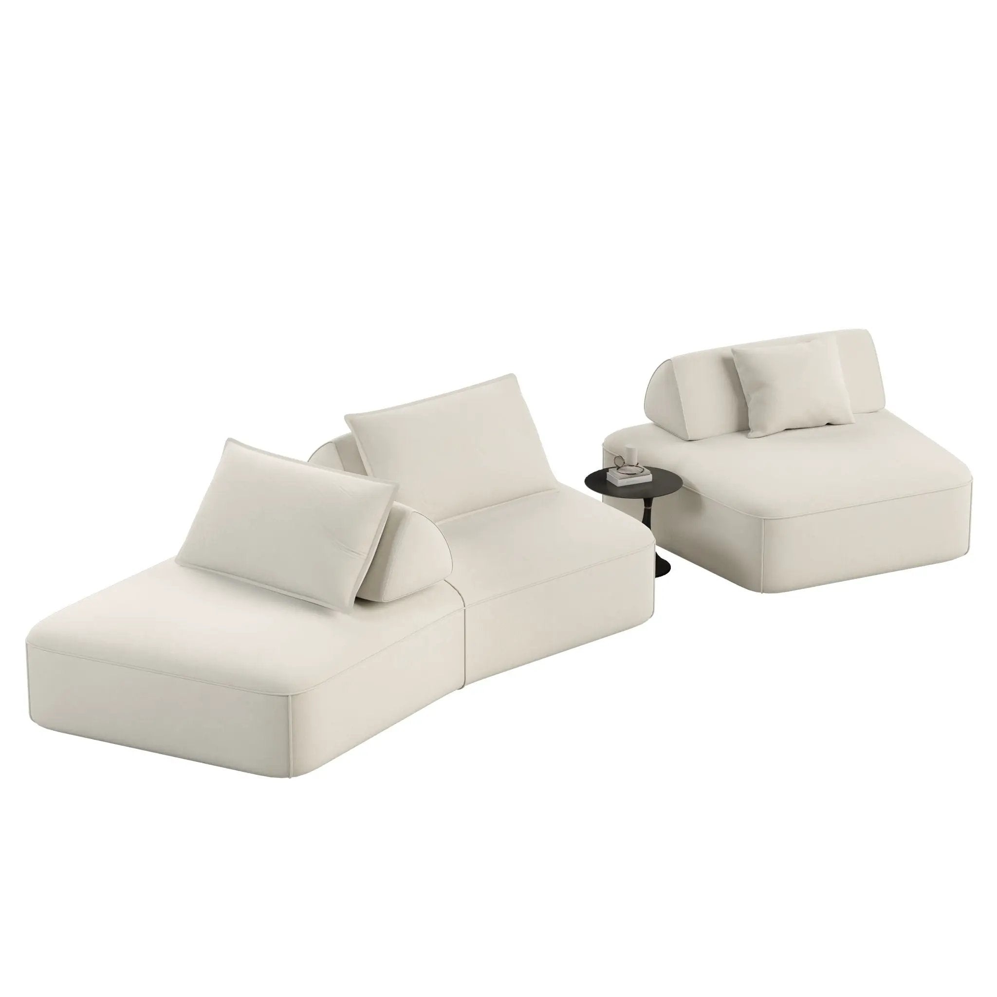 Modern Luxury Oversized Modular Sectional Sofa Set by HouseOfZazla