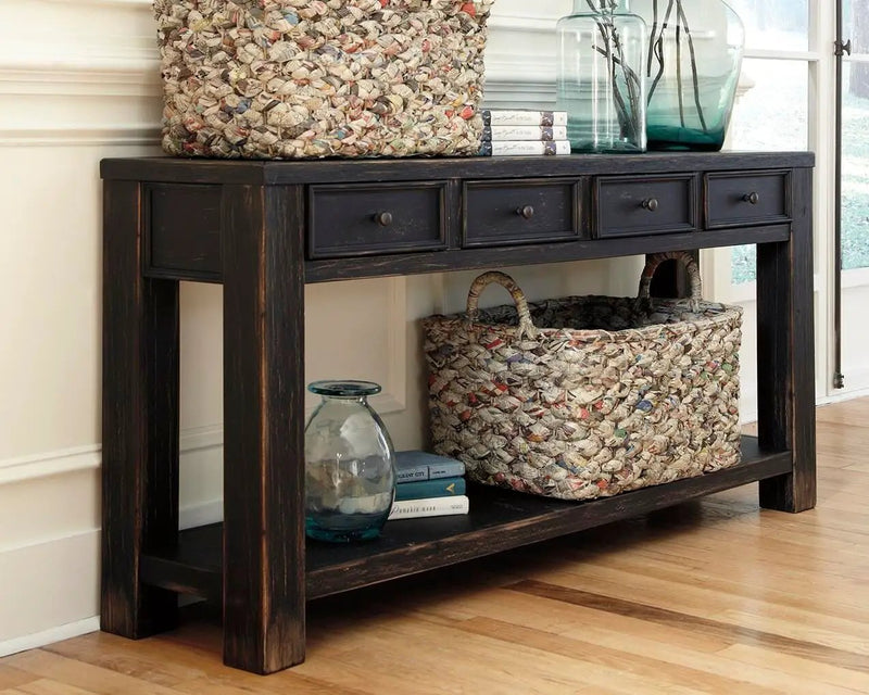 Gavelston - Sofa Table - Black by Unique Piece Furniture
