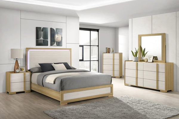 Hyland 5-piece Queen Bedroom Set Natural