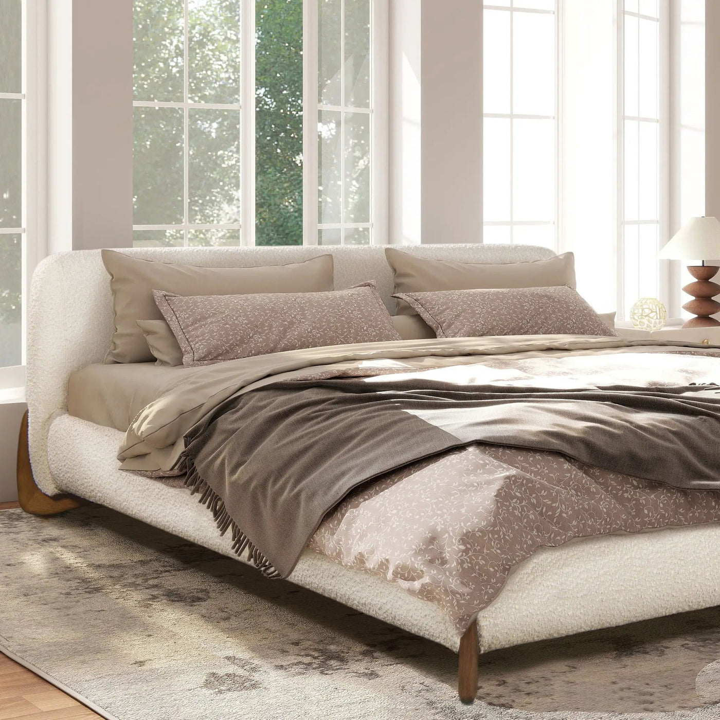Alpine - Puffy Modern Platform Bed by Unique Piece Furniture