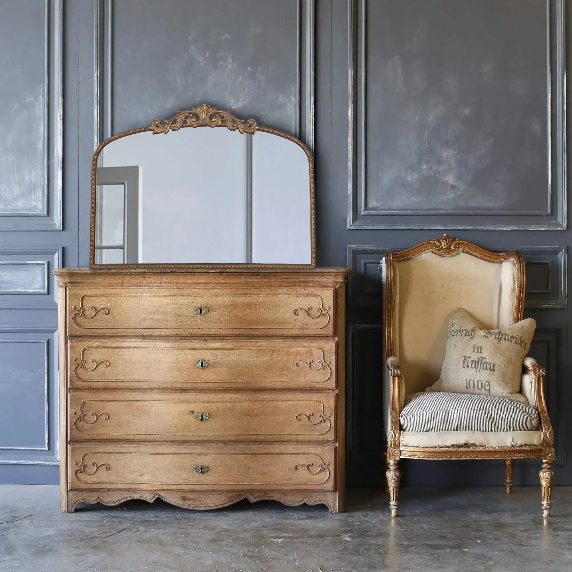 Arch Mirror, Baroque Inspired Wall Decor For Bathroom, Bedroom, Living Room by HouseOfZazla