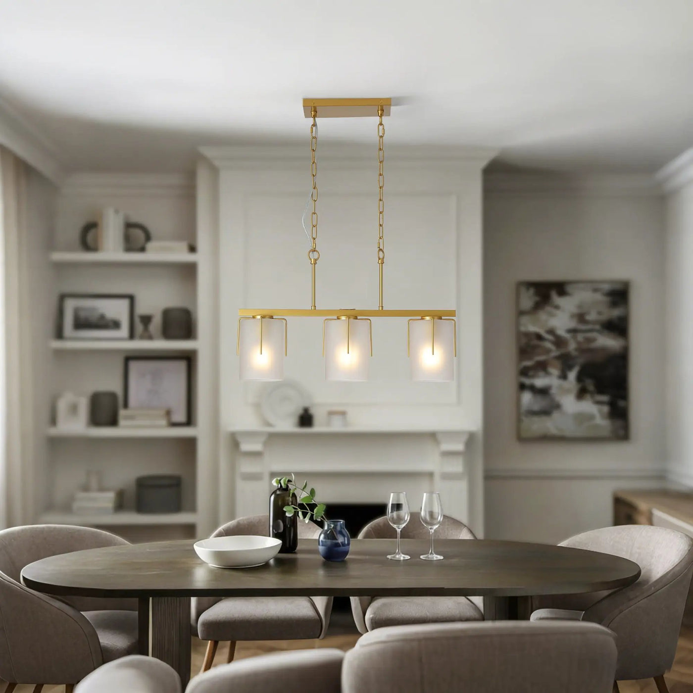 Adjustable Cylindrical Pendant Light by Unique Piece Furniture