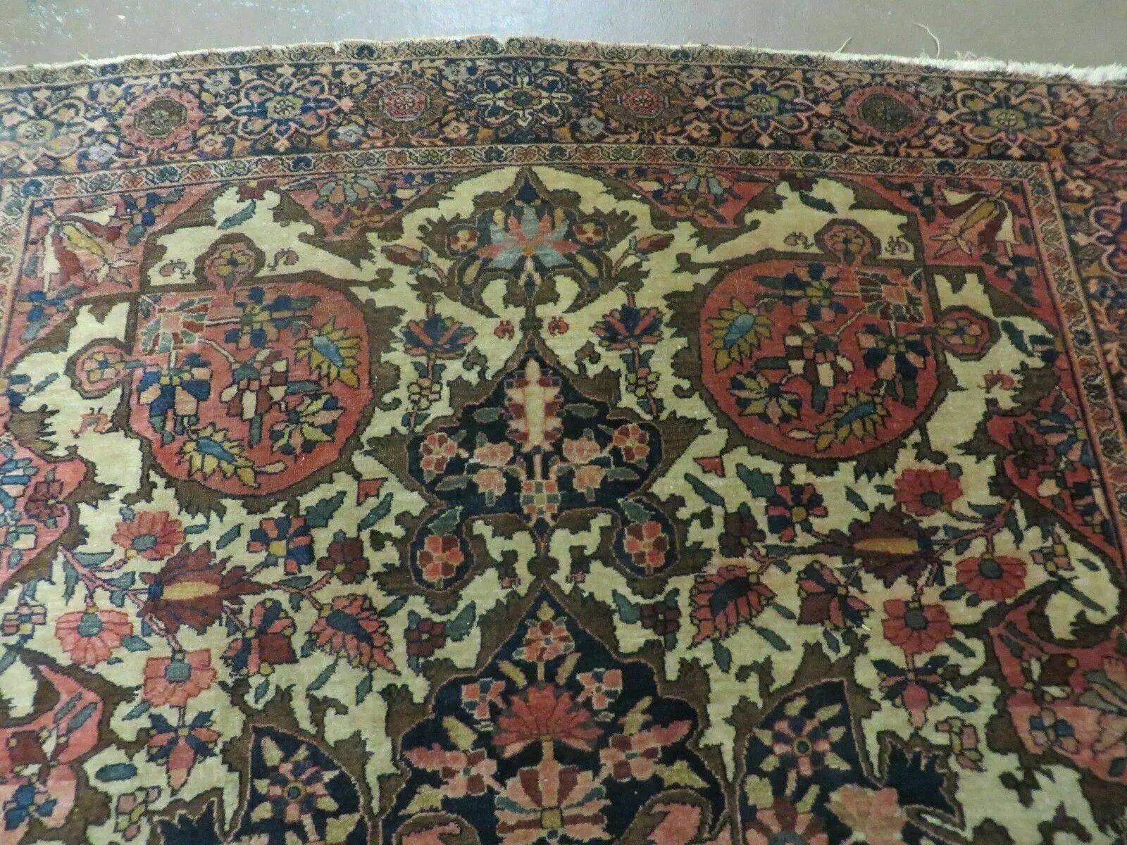 4' X 6' Antique Ultra Fine Handmade India Floral Oriental Wool Rug Carpet Nice by Jewel Rugs