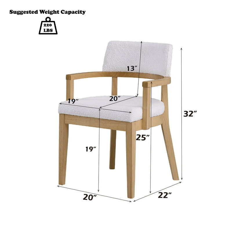 Side Chair (Set of 2) - White by Unique Piece Furniture