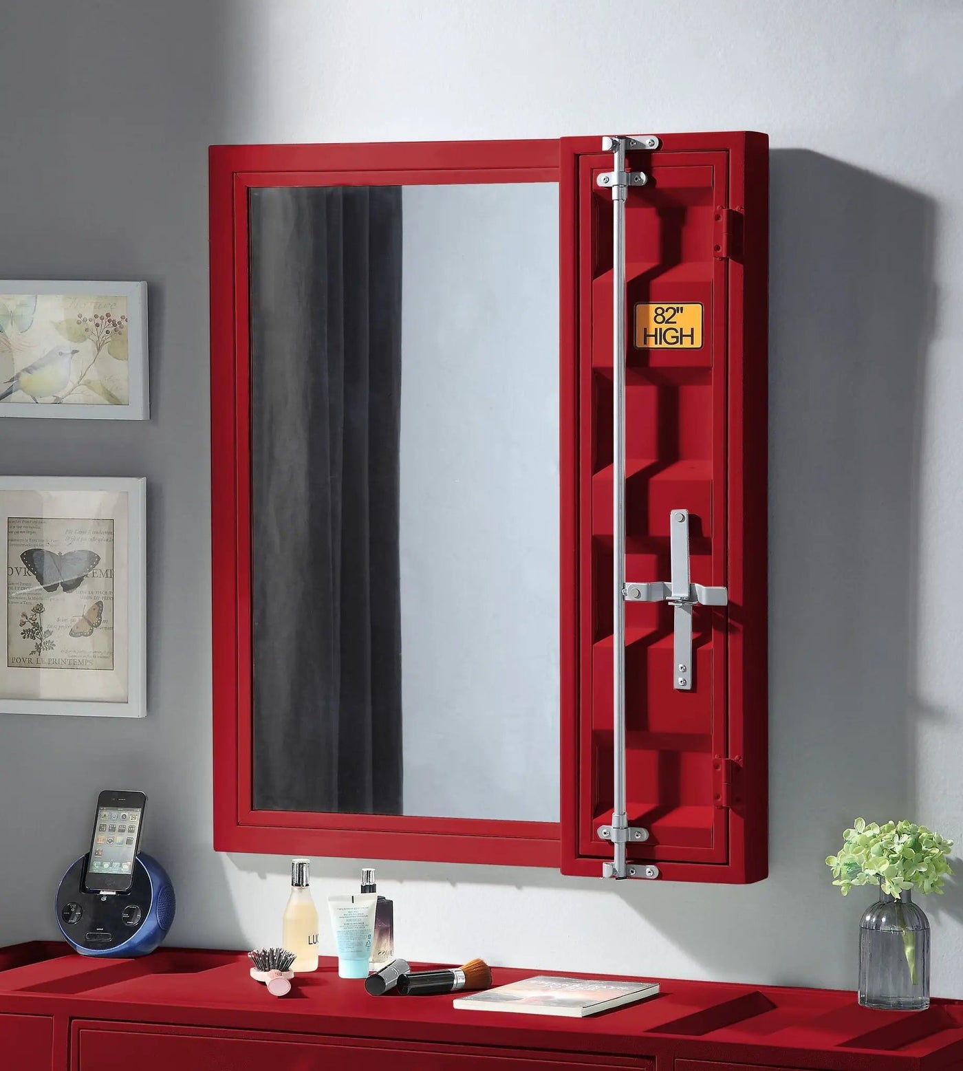 Cargo Vanity Mirror, Clear Reflection by HouseOfZazla