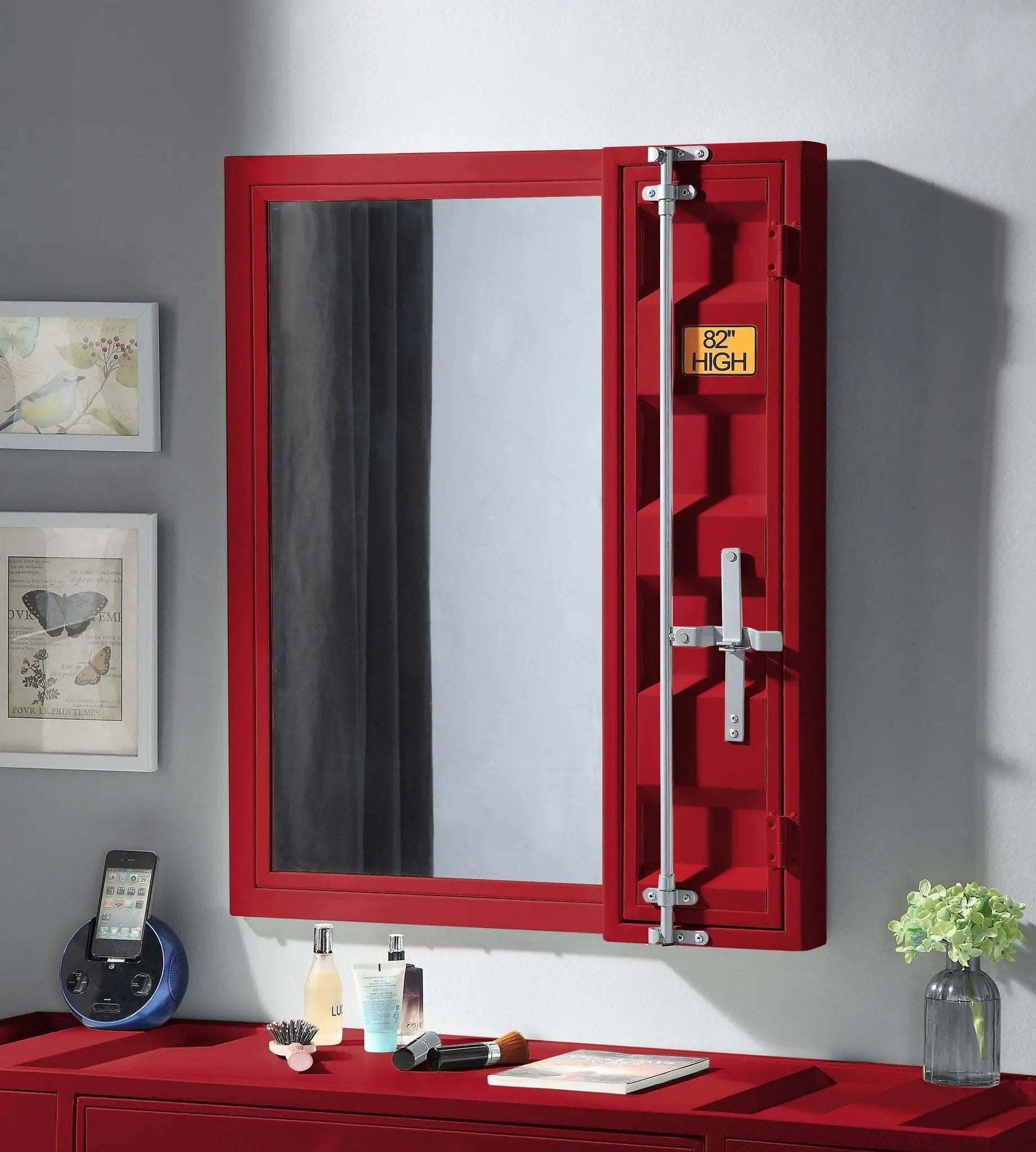 Cargo Vanity Mirror, Clear Reflection by HouseOfZazla