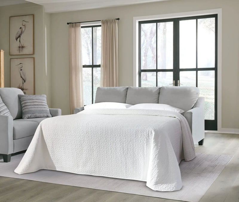 Adlai - Queen Sofa Sleeper - Shadow by Unique Piece Furniture