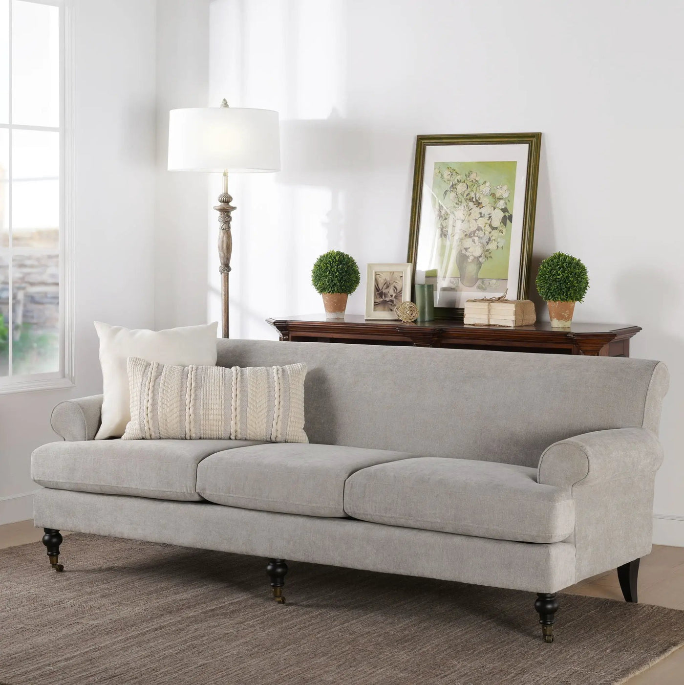 Alana Lawson - Three Cushion Tightback Sofa by Unique Piece Furniture