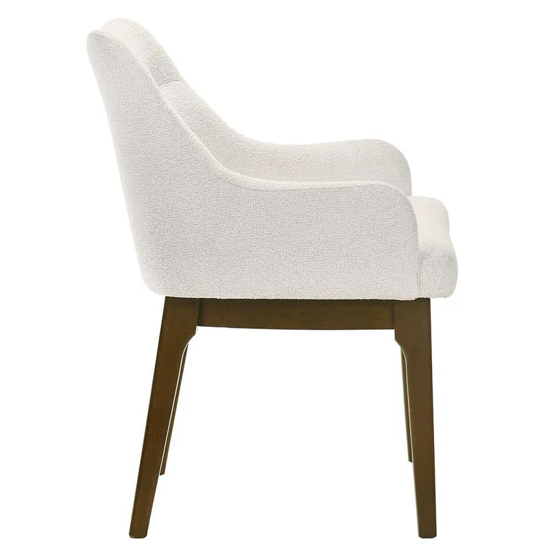 Kasha - Side Chair (Set of 2) - Chenille / Vintage Oak by Unique Piece Furniture