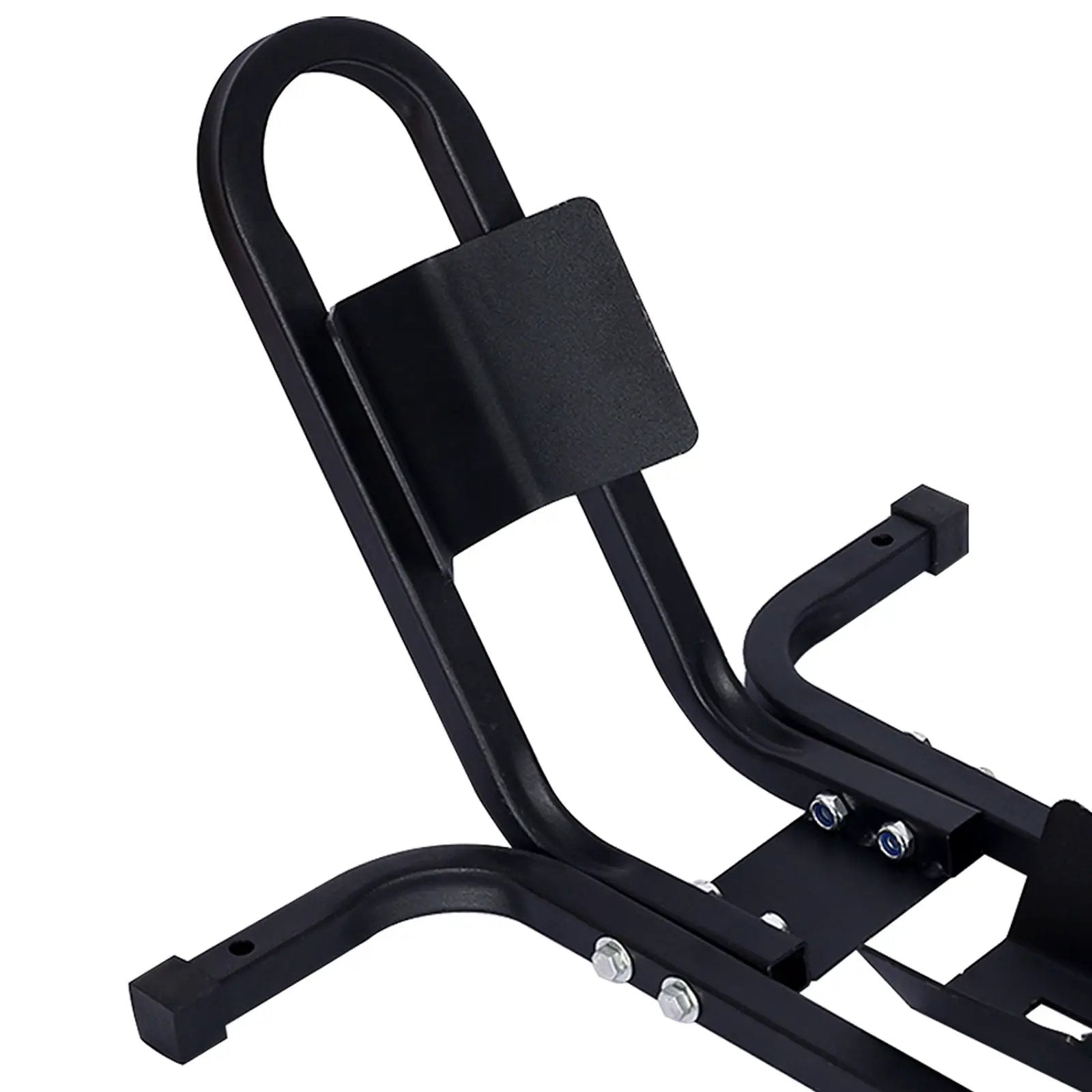 Heavy Duty Motorcycle Front Tire Chock For 17" 21" Wheels Stand 1200 Lbs Capacity - Black by HouseOfZazla