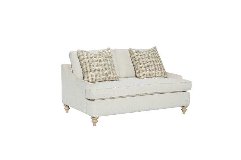 Loveseat Reversable Cushion With 2 Pillows - Off White by Unique Piece Furniture