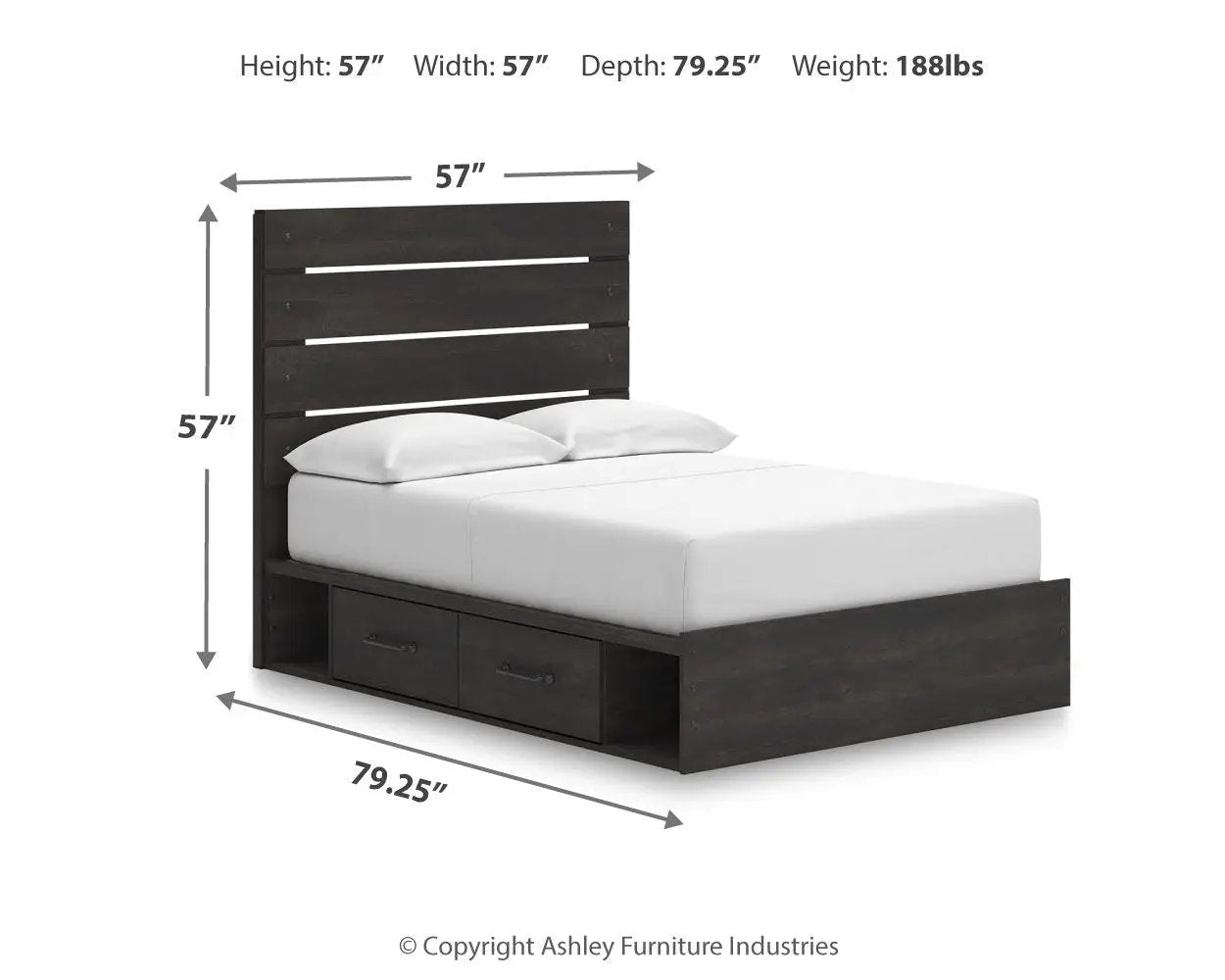 Hollivern - Panel Storage Bed by Unique Piece Furniture