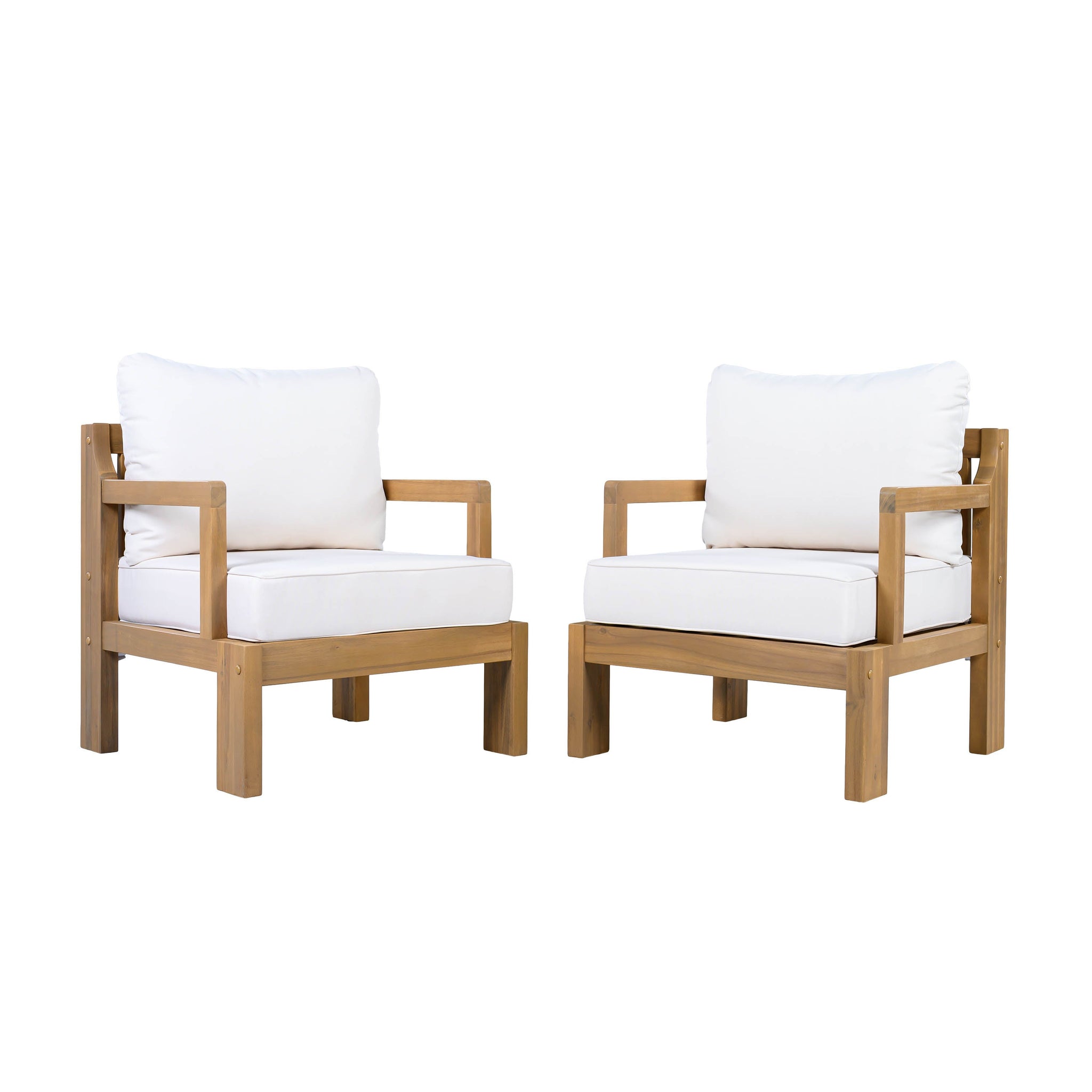 Outdoor Acacia Patio Chair (Set of 2) by HouseOfZazla