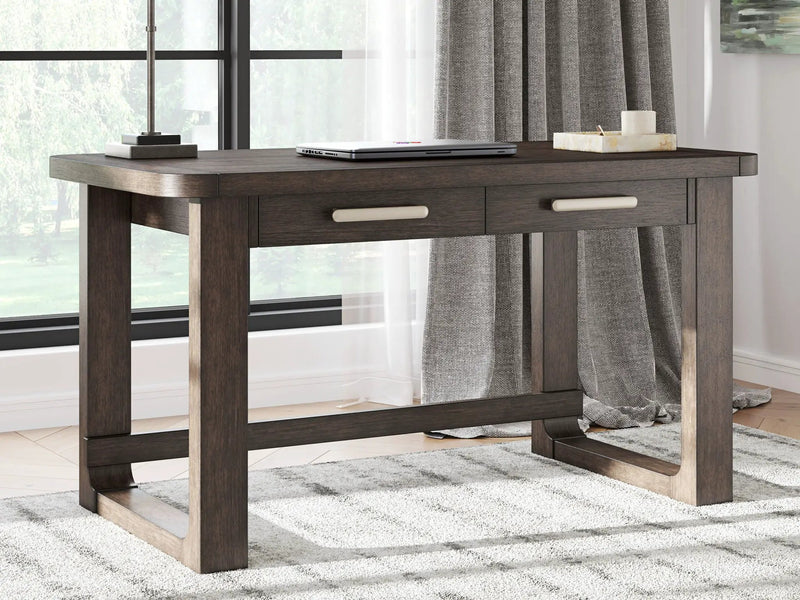 Breckington - Home Office Desk - Dark Brown by Unique Piece Furniture