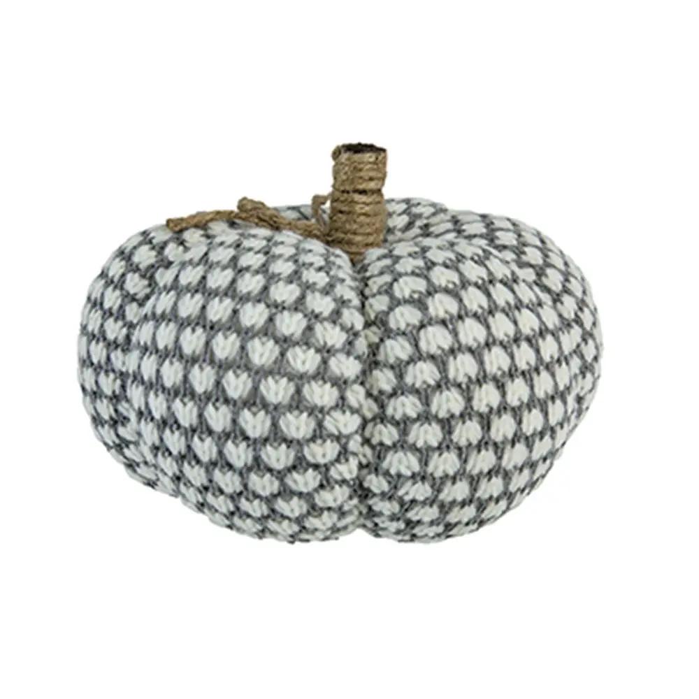 Knite Pumpkin Ornament Decor For Holiday Harvest Festival Fall Festival & Thanksgiving by Unique Piece Furniture