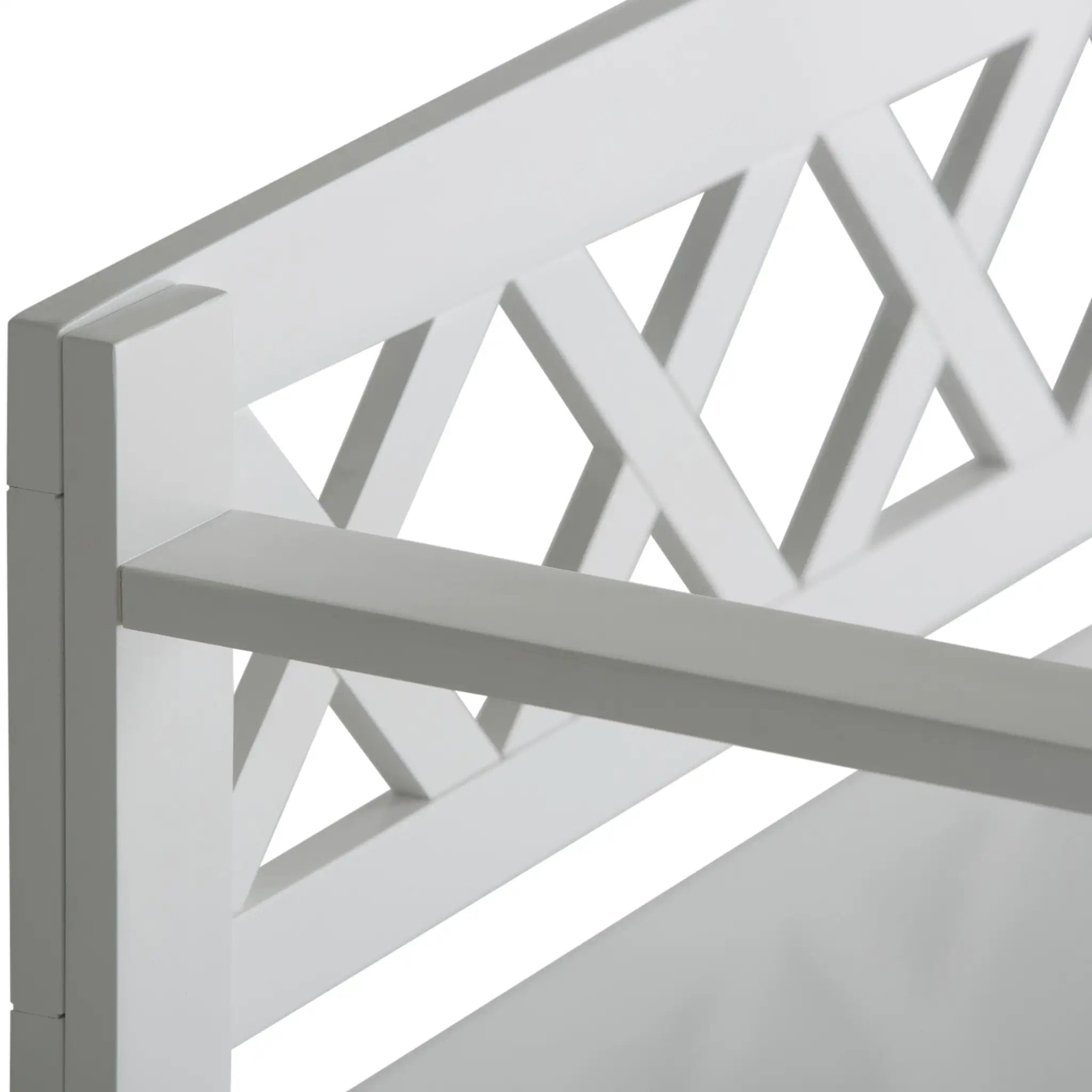 Amherst Solid Wood Entryway Storage Bench in White by HouseOfZazla